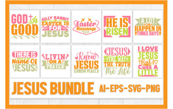 Faith Love, Jesus Svg Bundle for T-Shirt Designs