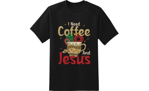 I Need Coffee and Jesus Santa Baby T-Shirt Designs Review