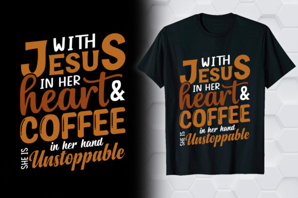 Jesus Coffee T Shirt Design for T-Shirt Designs
