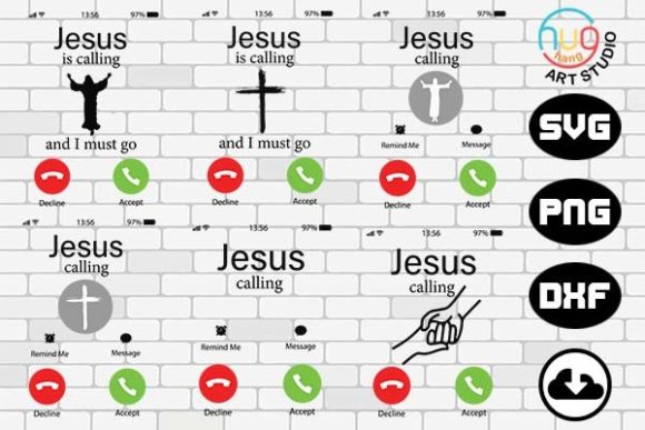 Jesus is Calling I Must Go,phone Calling T-Shirt Designs