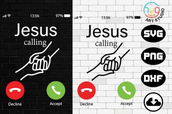 Jesus is Calling I Must Go T-Shirt Designs