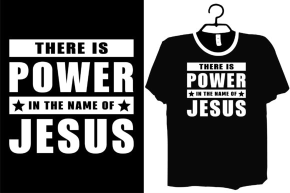 Jesus Typographic T-shirt Design for T-Shirt Designs